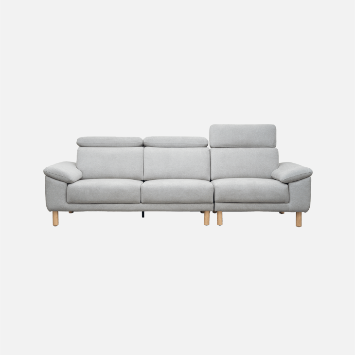 【霧】滑軌式布沙發 260公分